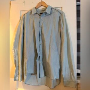 Theory Sky Blue Denim Shirt